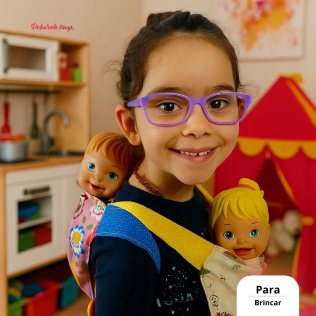 Sling Bonecas Carregador para Brincadeiras do Tipo Mei Tai Kids Estampas